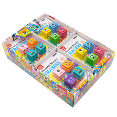 Monster Blocks Erasers