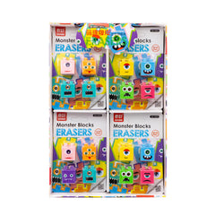 Monster Blocks Erasers