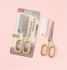 Edge carving square border (knife and scissors set)